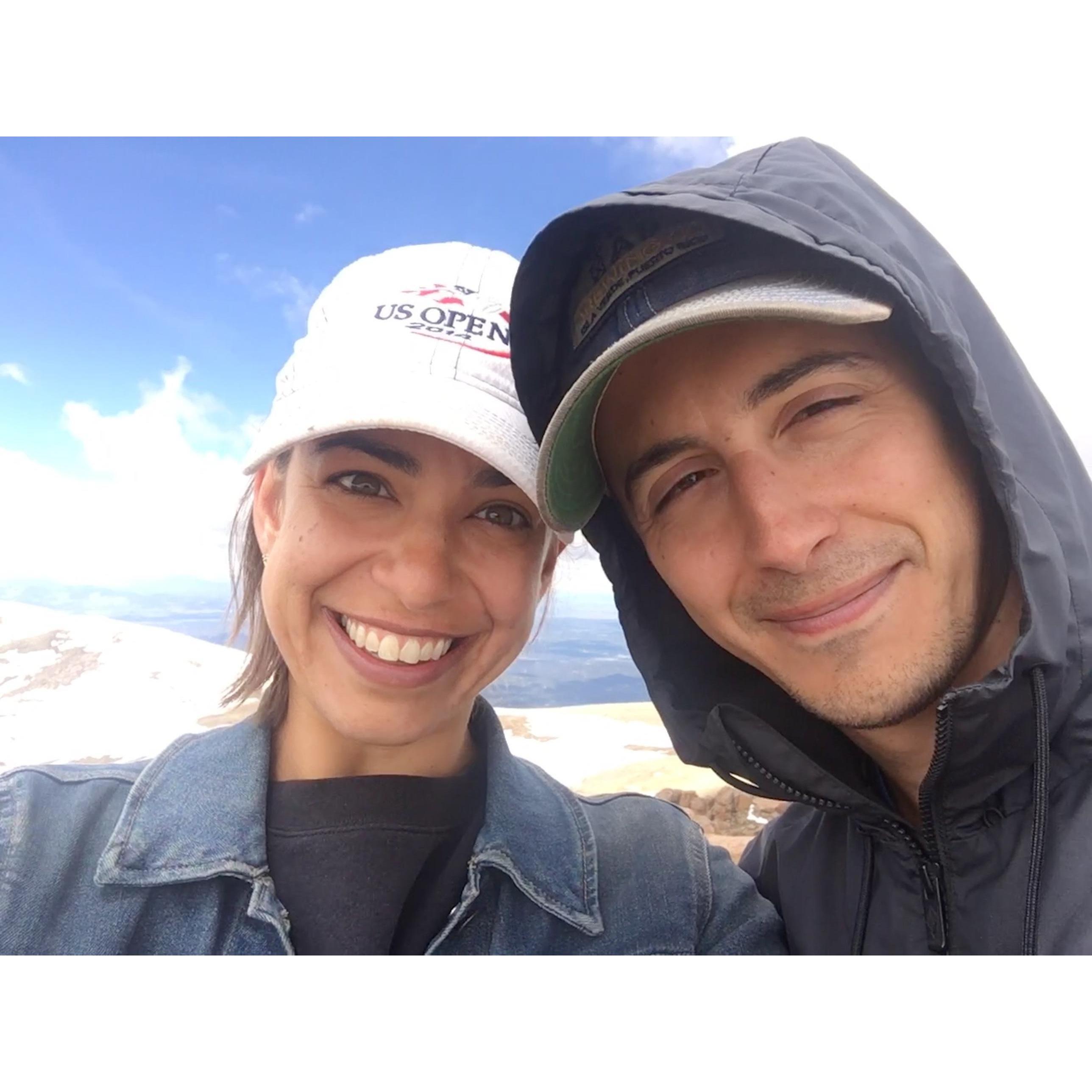 Colorado Springs- after driving up some intensely winding roads to get to the summit of Pikes Peak