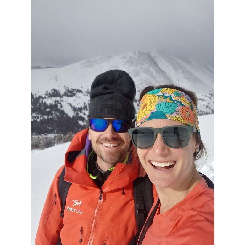Skiing from the Section House hut near Breckenridge