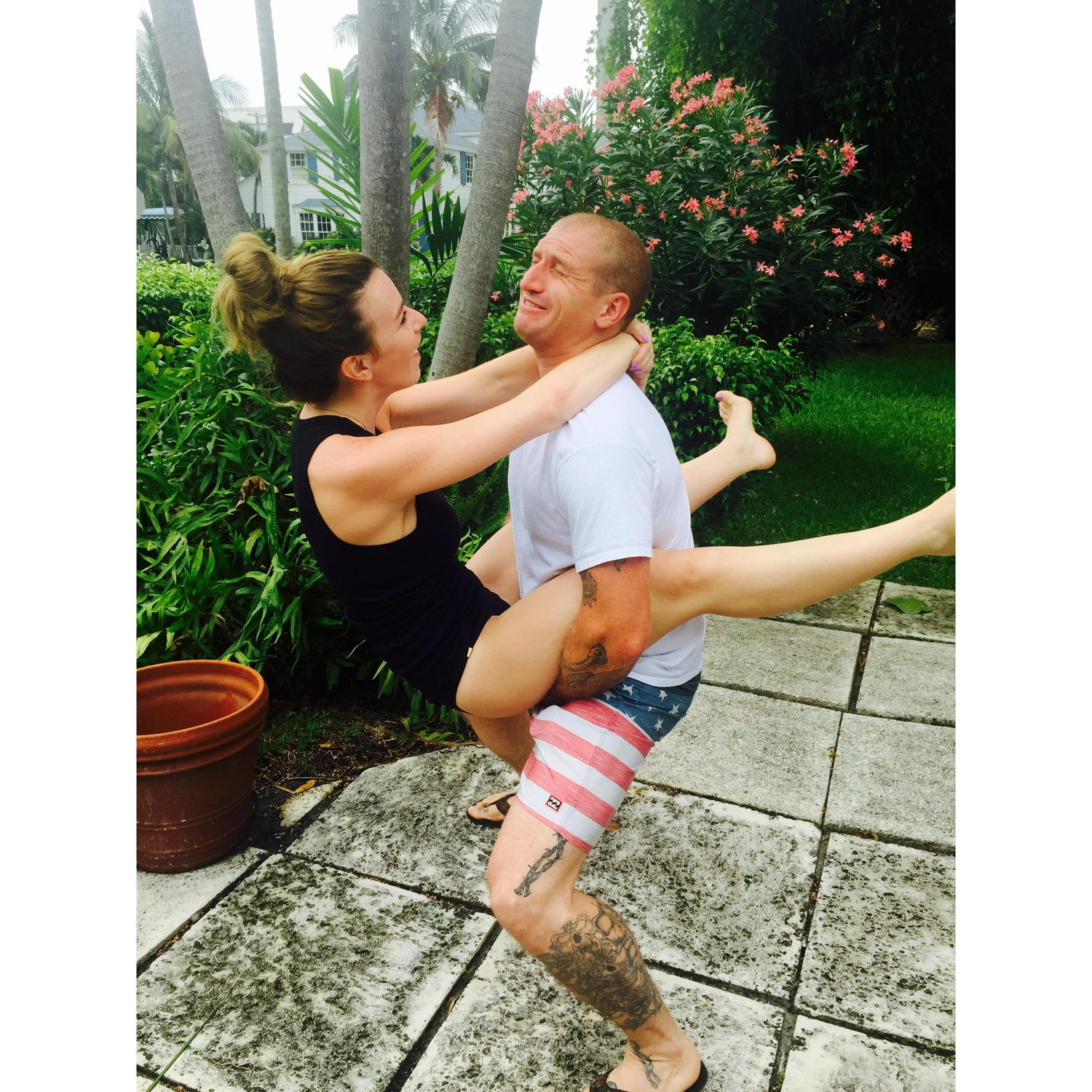 "Lets take a cute pic!"..... never, ever a possibility