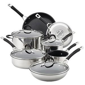 Circulon® Momentum™ Stainless Steel Nonstick 11-Piece Cookware Set