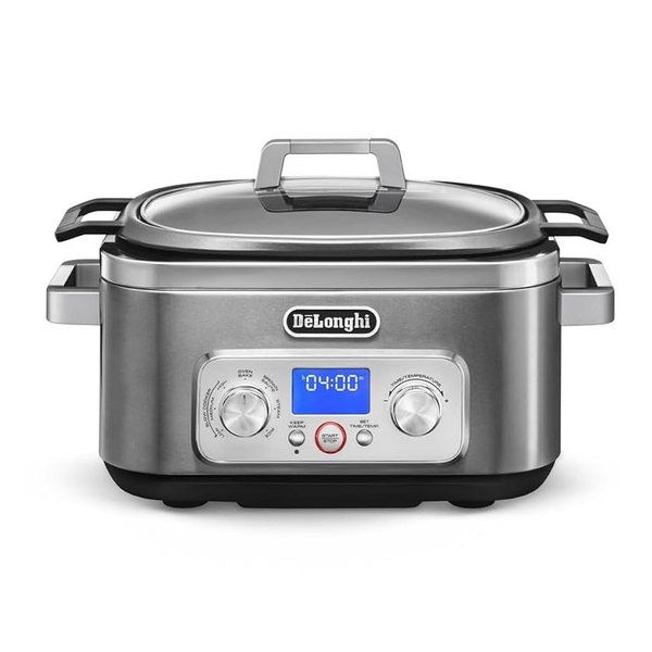 DeLonghi Livenza Multi-Cooker, Stainless Steel, 6 qt