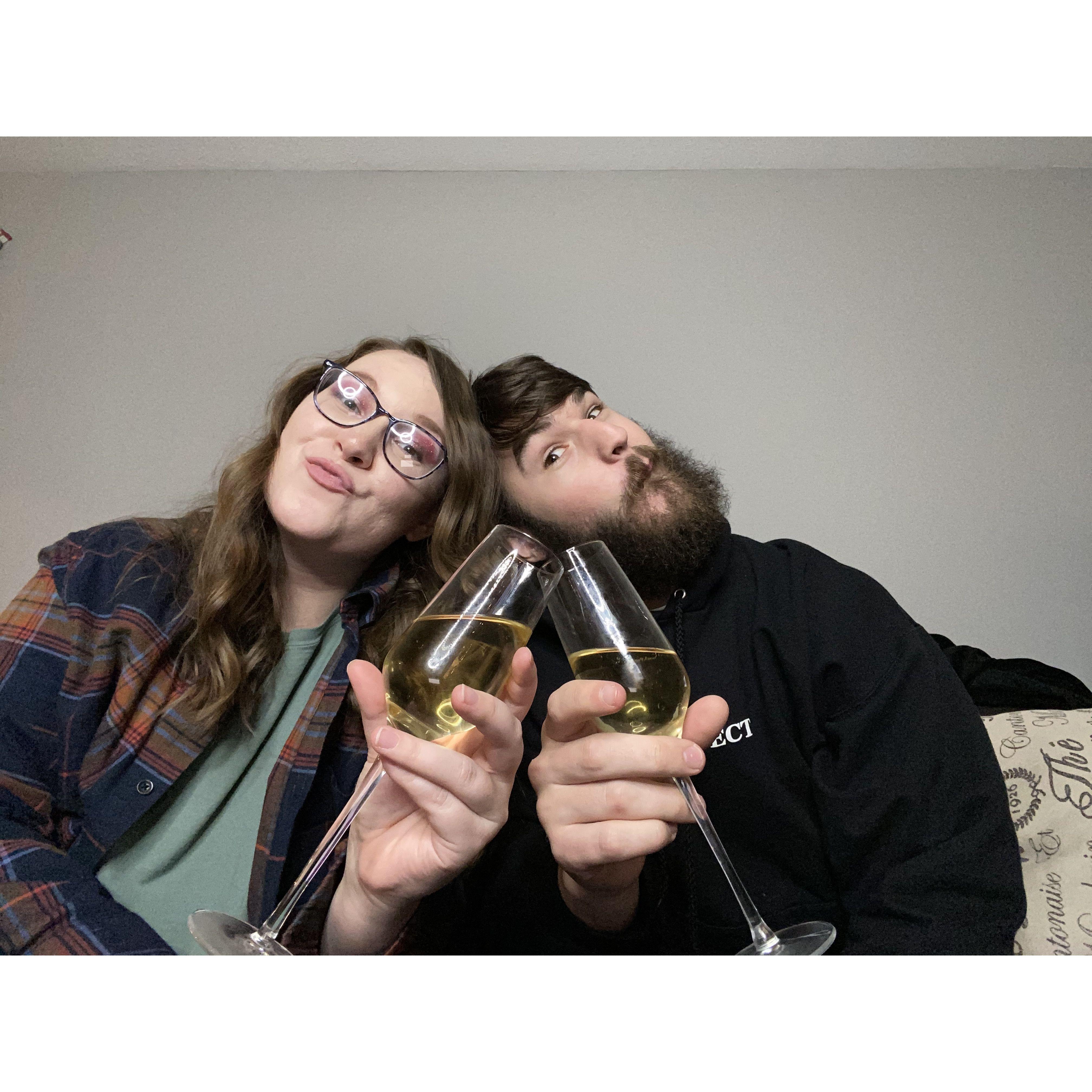 Our first New Years living together 2020/2021