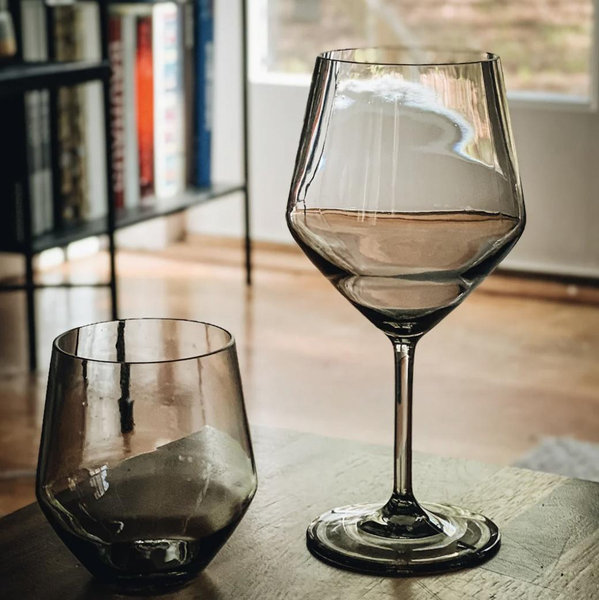 Outdoor Smoke Wine Glasses (with stem)