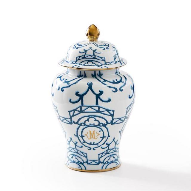 Mark & Graham x Dana Gibson Pagoda Ginger Jar, Medium