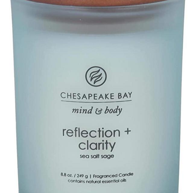 Chesapeake Bay Candle Scented Candle, Reflection + Clarity (Sea Salt Sage), Medium
