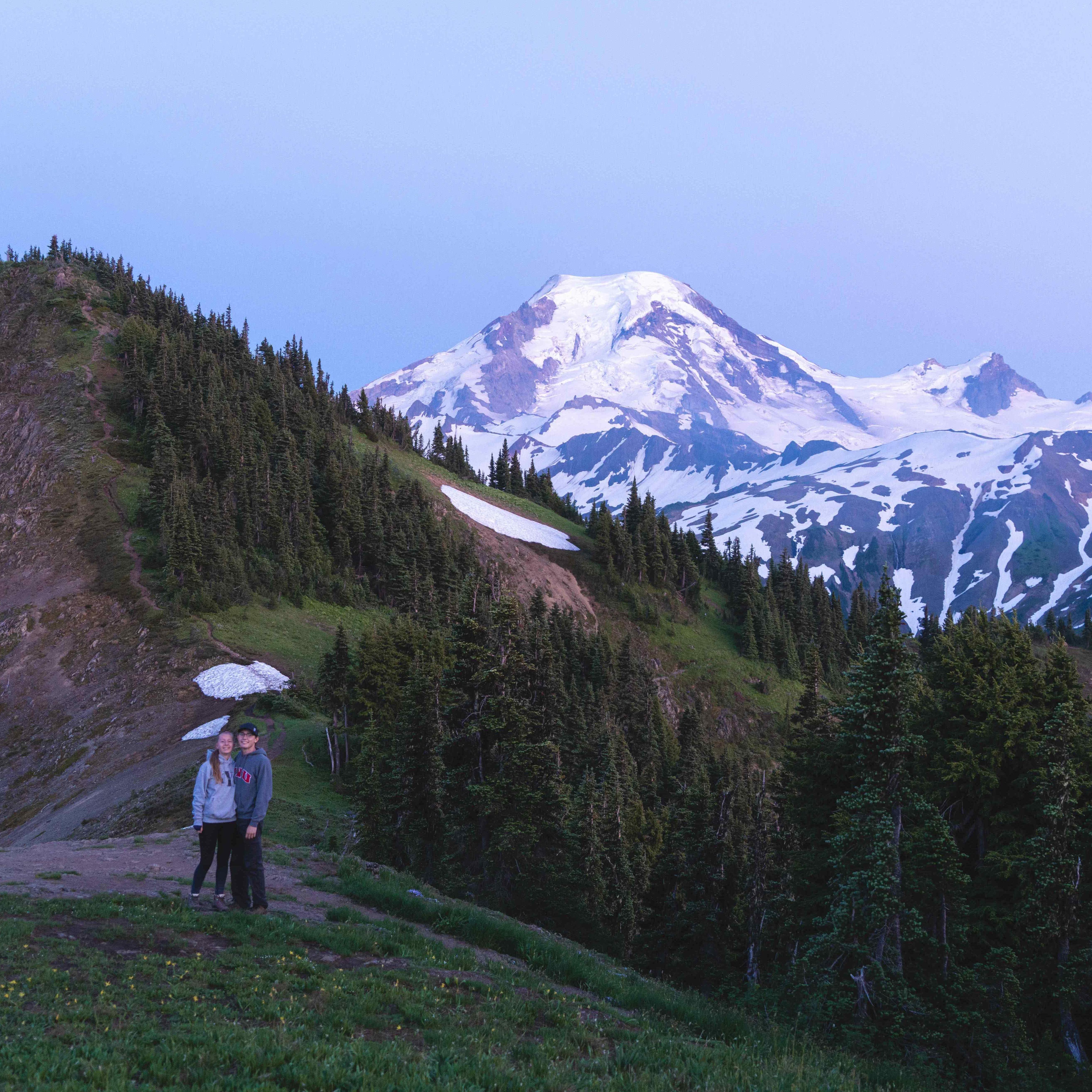 We got home at 3:30am after taking astrophotography of Mount Baker.