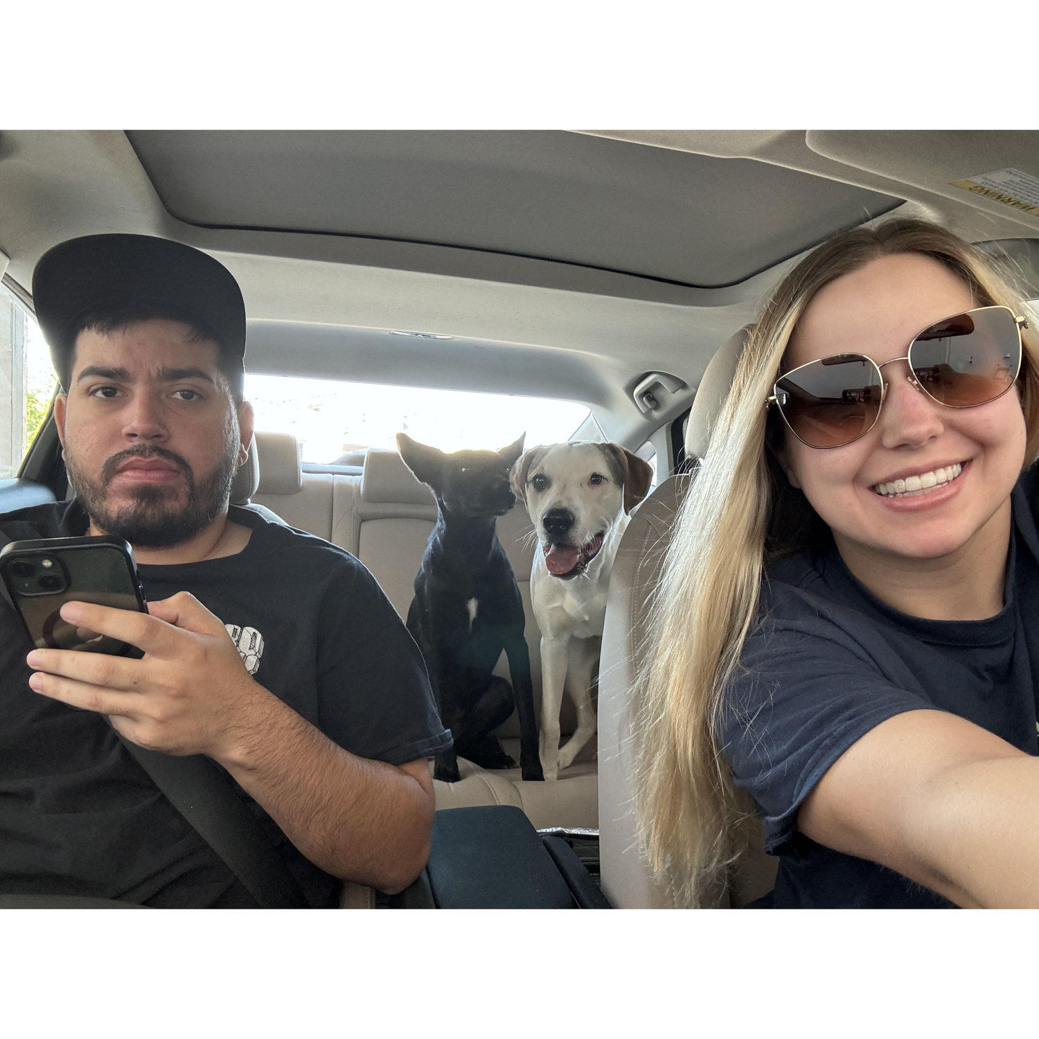 Us with our fur babies