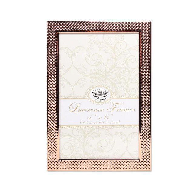 Lawrence Frames Fawn Pin Dot Pattern Copper Picture Frame - 4" x 6"