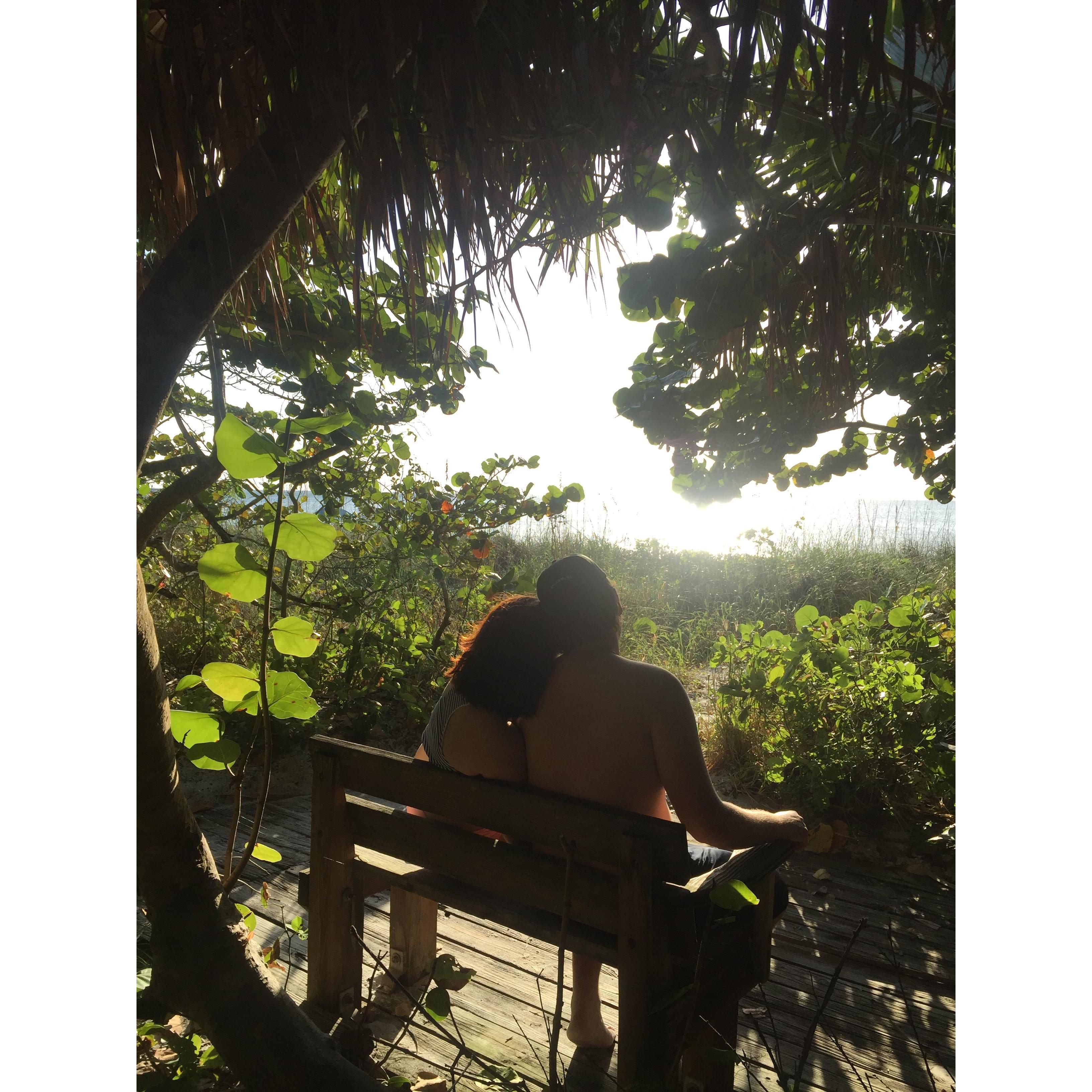 Our first beach trip with friends.