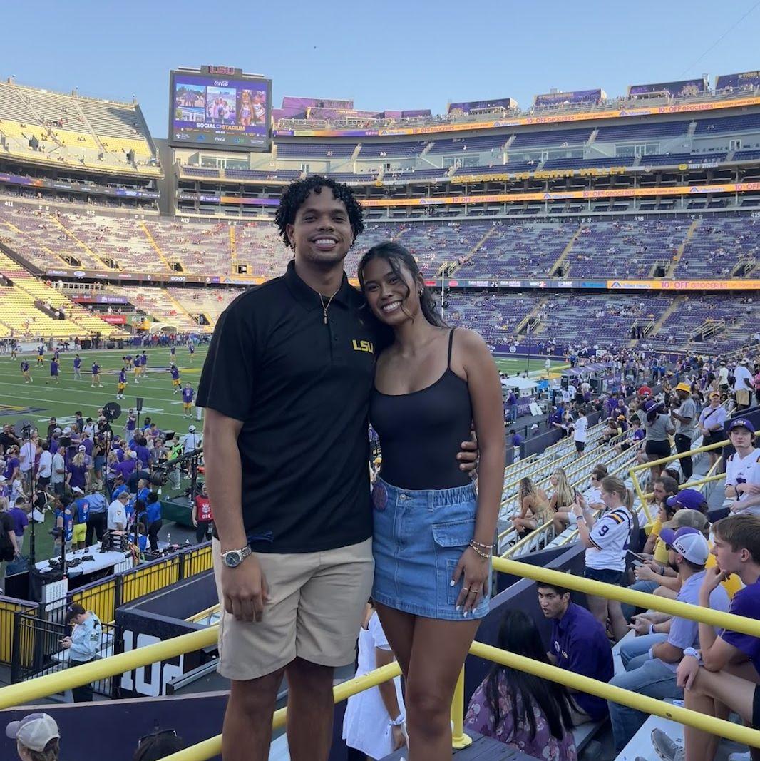 Saturday night in Death Valley! GEAUX TIGERS