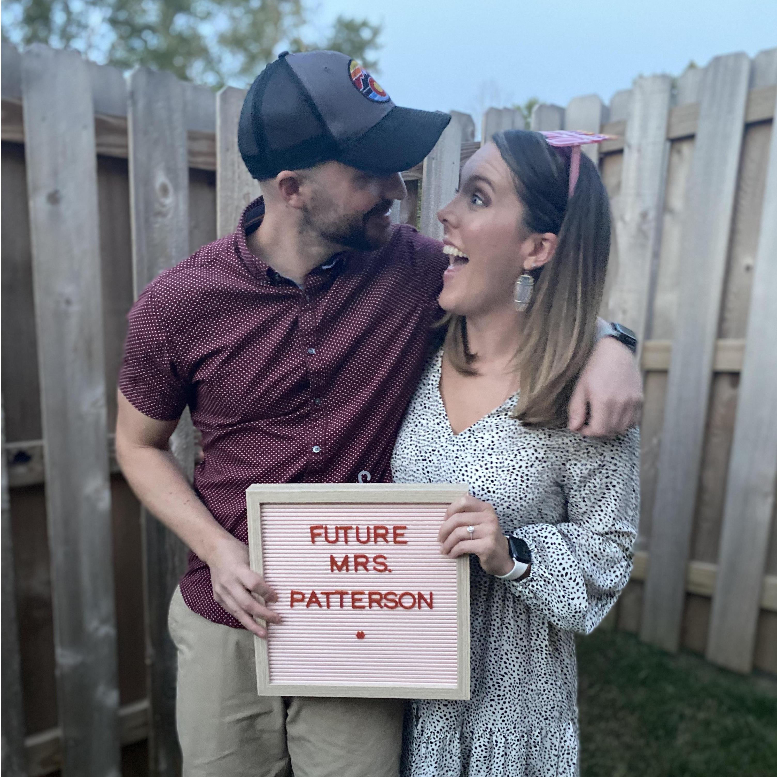 She said, "Yes!"