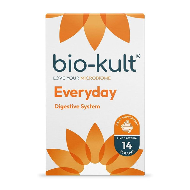 Bio-Kult Everyday Probiotics | 14 Strains | Adult Probiotic Supplement | Non-GMO, Gluten-Free | 120 Capsules