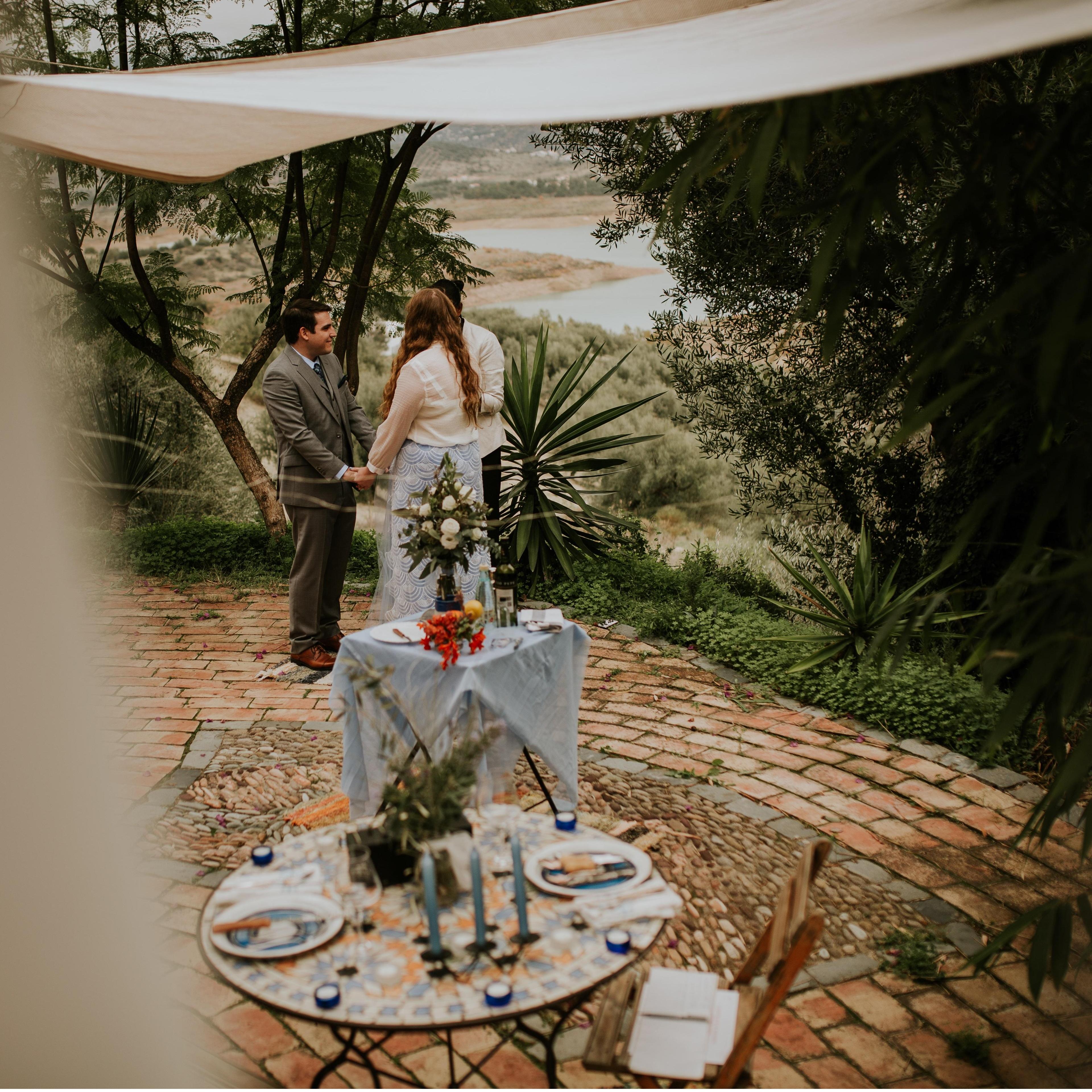 Our ceremony, officiated by our celebrant Natasha Johnson.