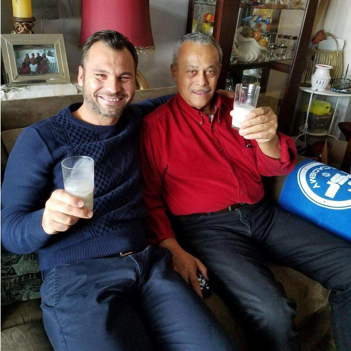 Coquito with Hector! Felicidades!!