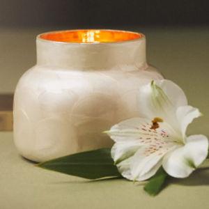 Capri Blue Volcano Capiz Jar Candle​