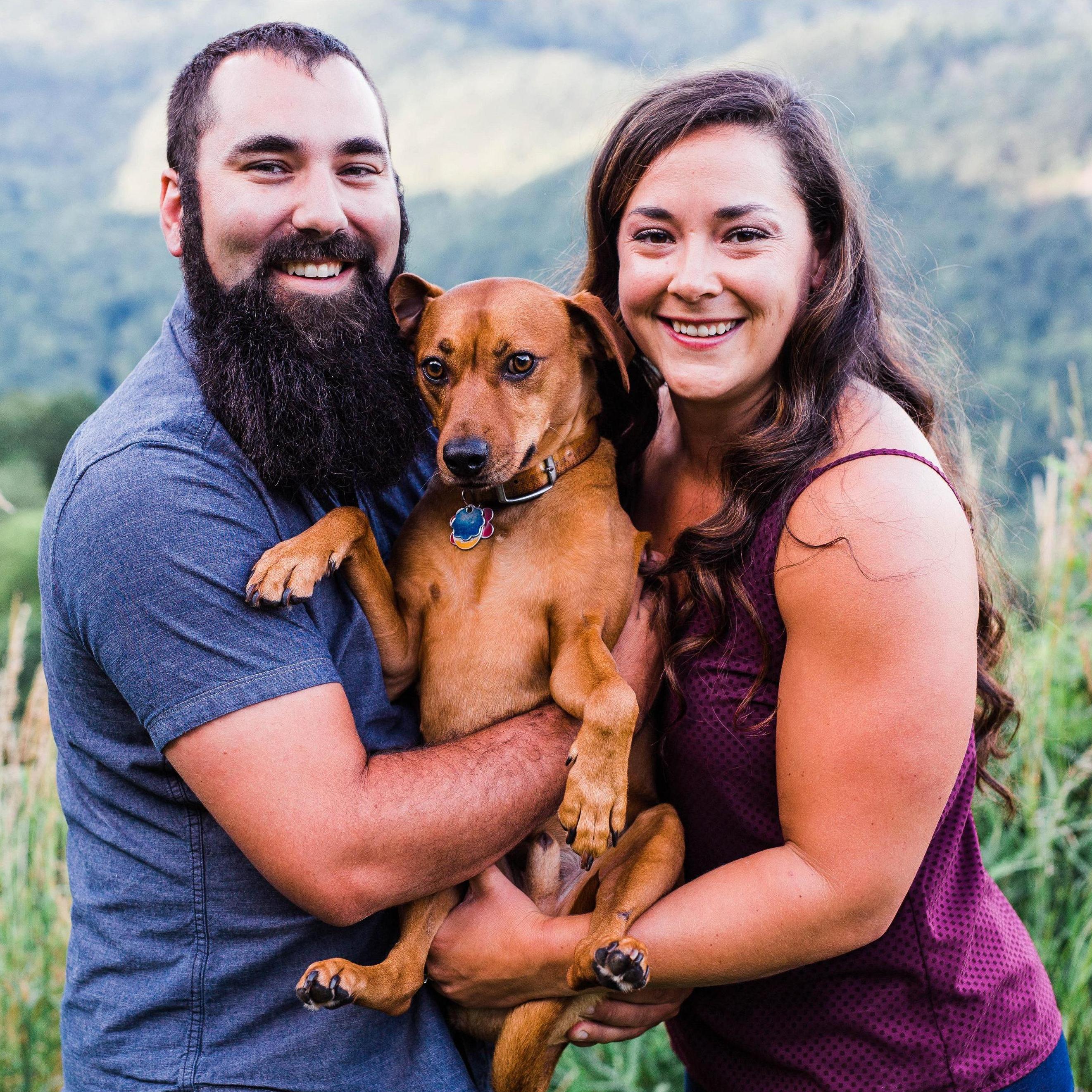 Jun. 2020. Asheville, NC. Engagement photos along the Blue Ridge Parkway (by our lovely photographer Melissa McElrath).