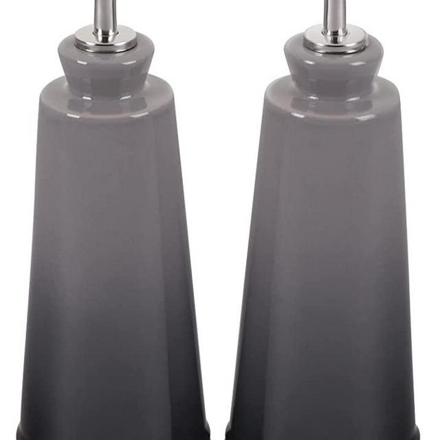 Le Creuset Signature Stoneware Oil & Vinegar set, 10 oz. each, Oyster