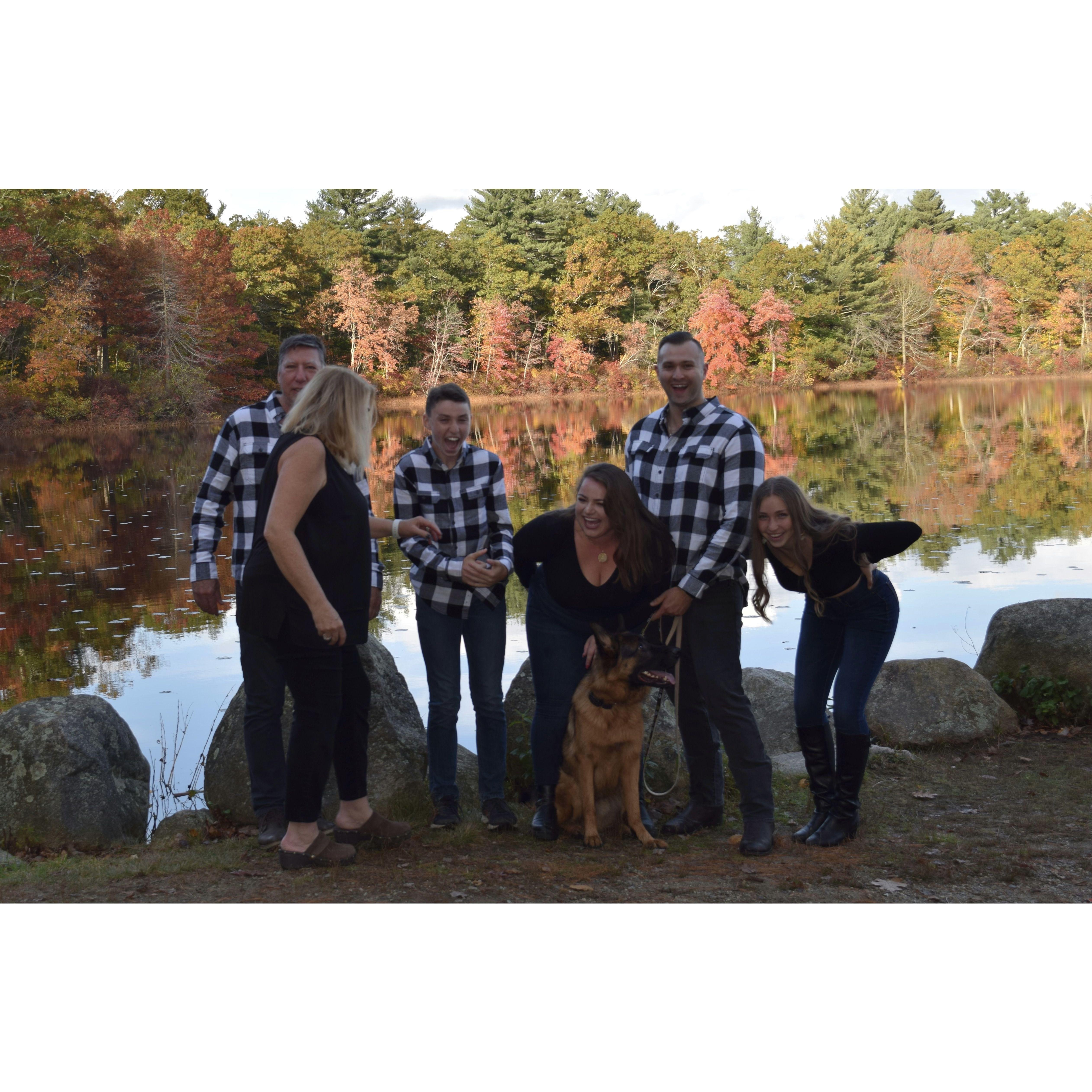 Family photos, Borderland State Park, MA ~ October 2021