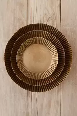 Habit + Form Tart Plant Tray, Brass