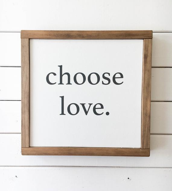 12" x 12" • Choose Love
