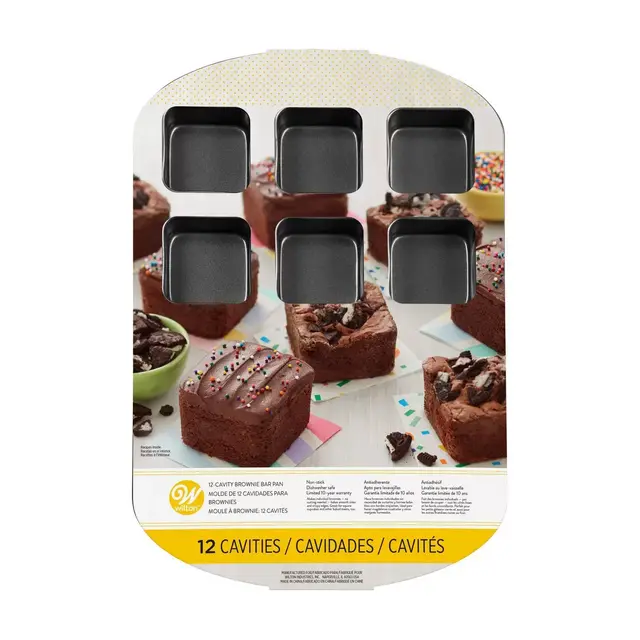 Wilton Ultra Bake Pro 12 Cavity Brownie Bar Pan
