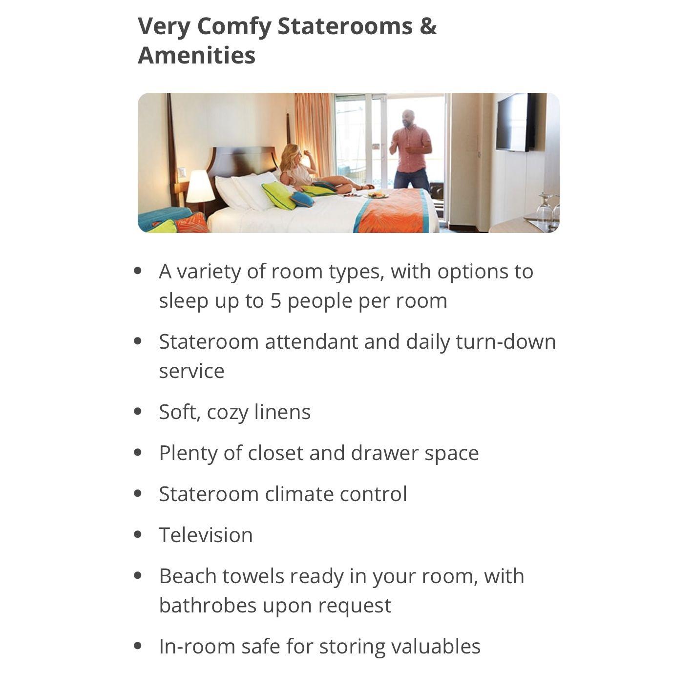 Staterooms & Amenities