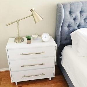 Gold and White Accents Bedroom Collection