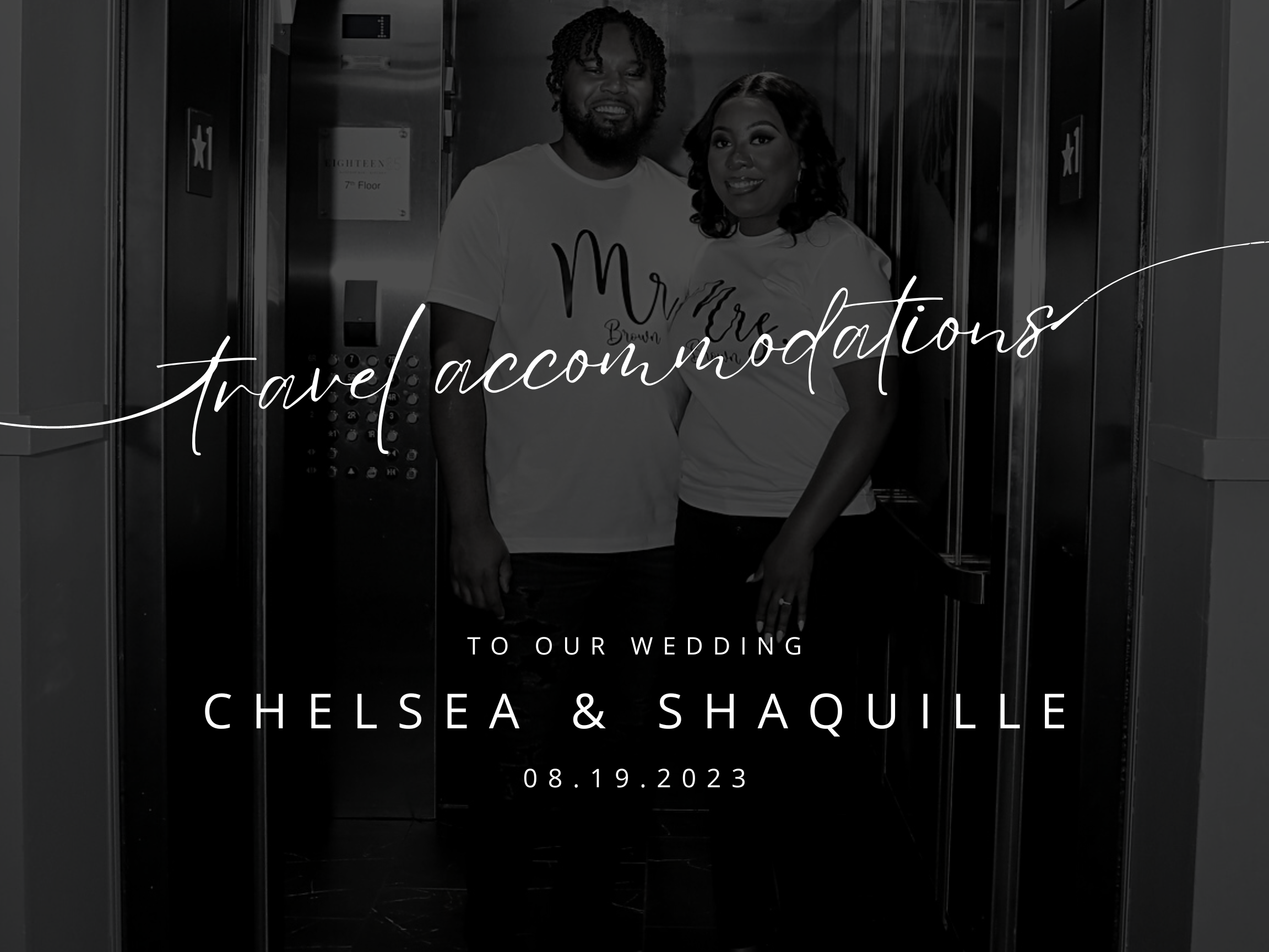 The Wedding Website of Chelsea Arrington and Shaquille Brown