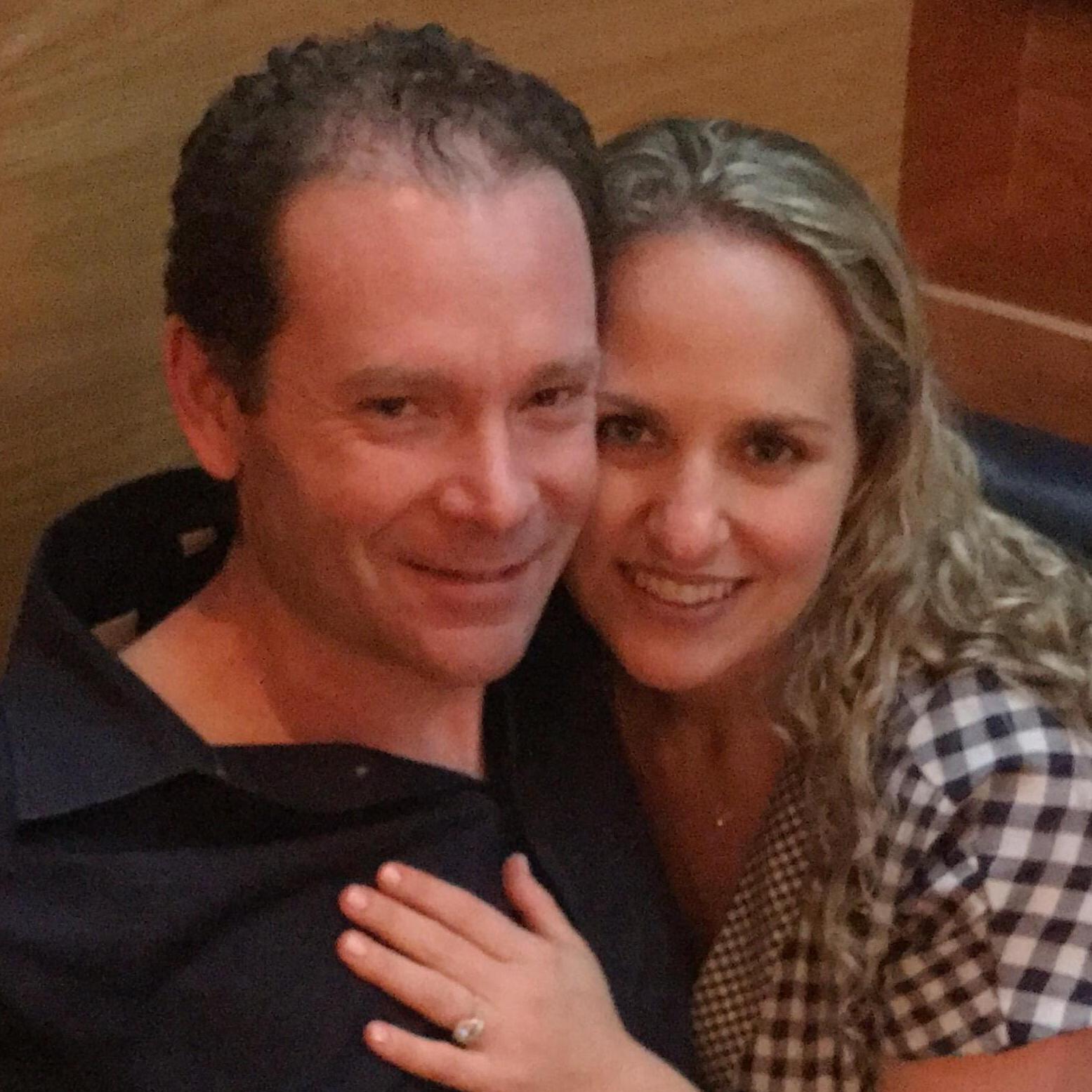 The night we got engaged!