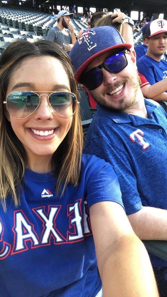 The summer we went to back-to-back baseball games for 2 weeks straight. From San Francisco to Little League games in Wylie, minor league at The Roughriders, to home base in Arlington❤️🤍💙