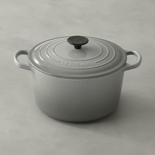 Le Creuset Signature Cast-Iron Deep Oven, French Grey, 5 1/4-Qt.