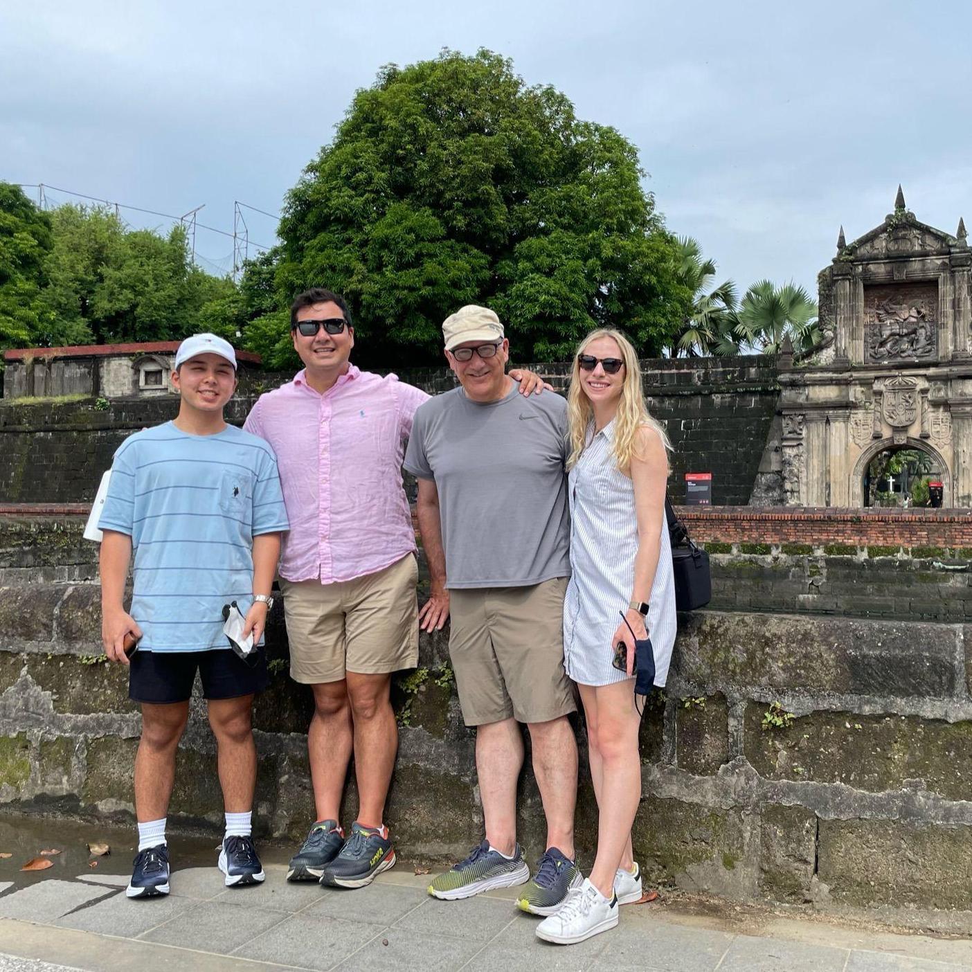 With cousin Ethan in Manila, Philippines ~ Sept. 2022