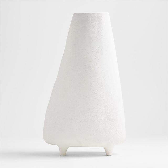 Shinola Makers Tall White Vase