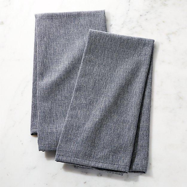 Denim Dish Towels, Set of 2