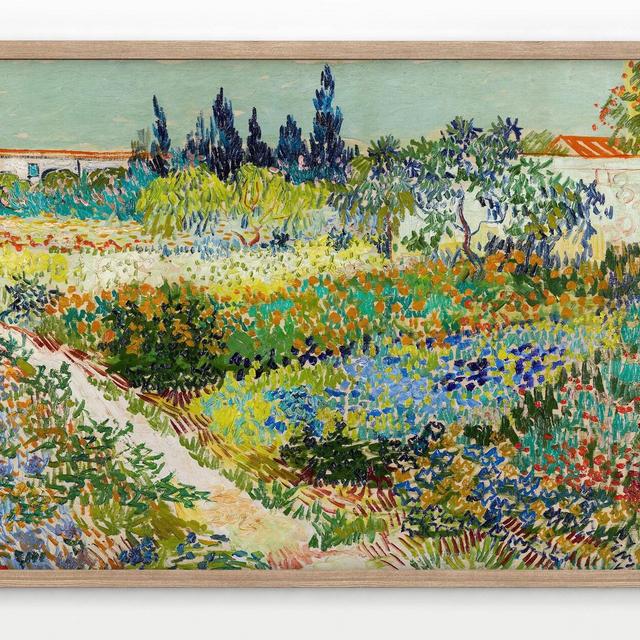 Vincent Van Gogh Print, Garden in Arles, Vintage Nature Landscape, Famous artwork, Oil Painting, Garden Art, Wedding Gift, Living Room 33