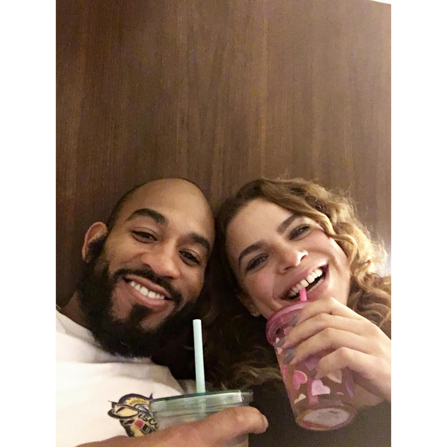 Out first New Year's Eve together, ringing in 2017