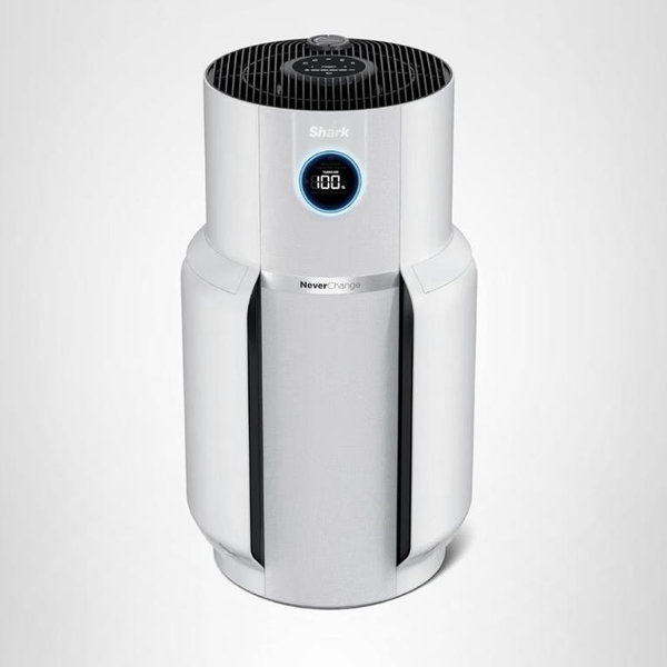 Shark Air Purifier for Home with NeverChange(5-Year) HEPA Air Filter, 1400 sq. ft. for Powerful Multi-Room Purification, Filters Smoke, Captures 99.98% of Particles & Dust, HP302, White