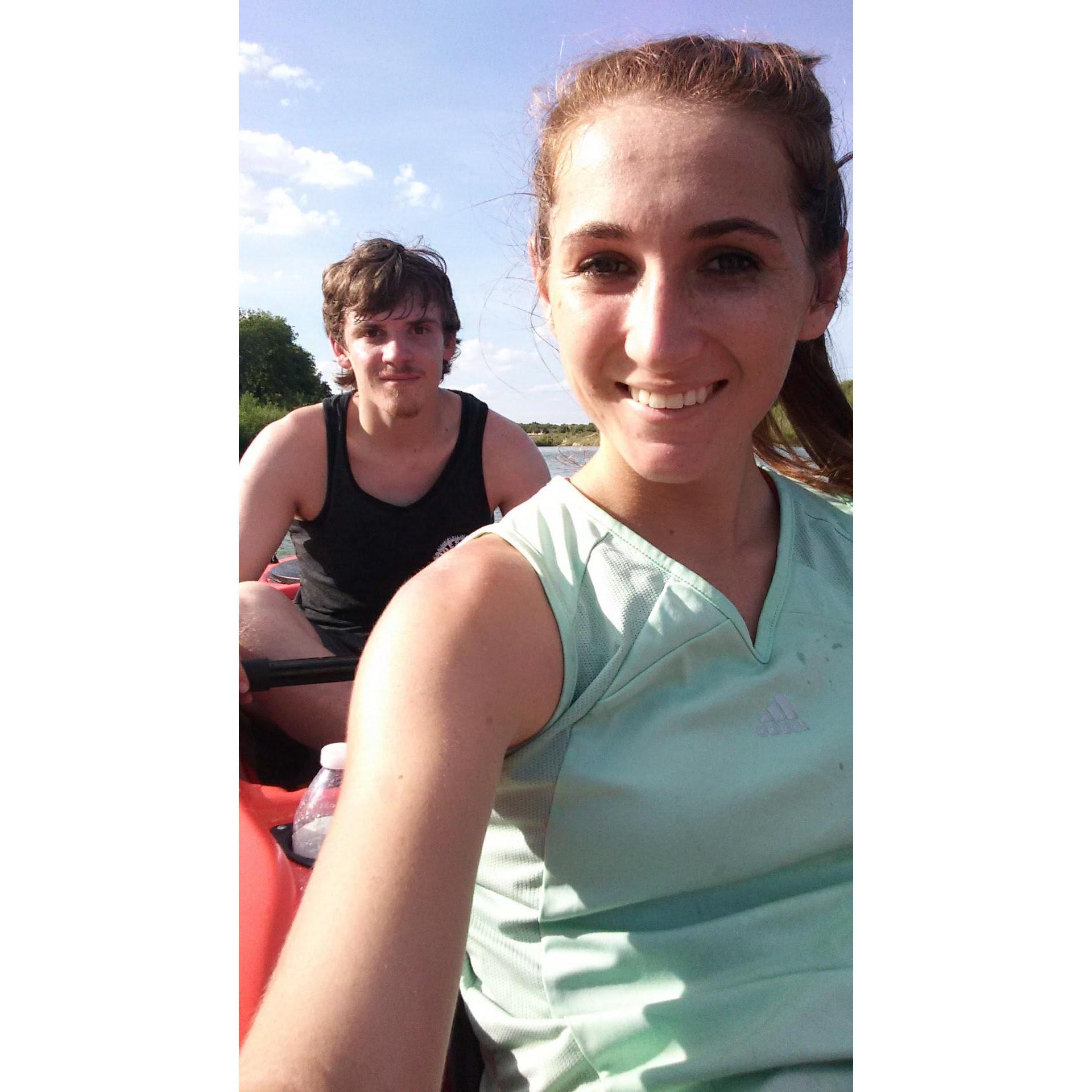 Kayaking on the SA River at the Missions 2017