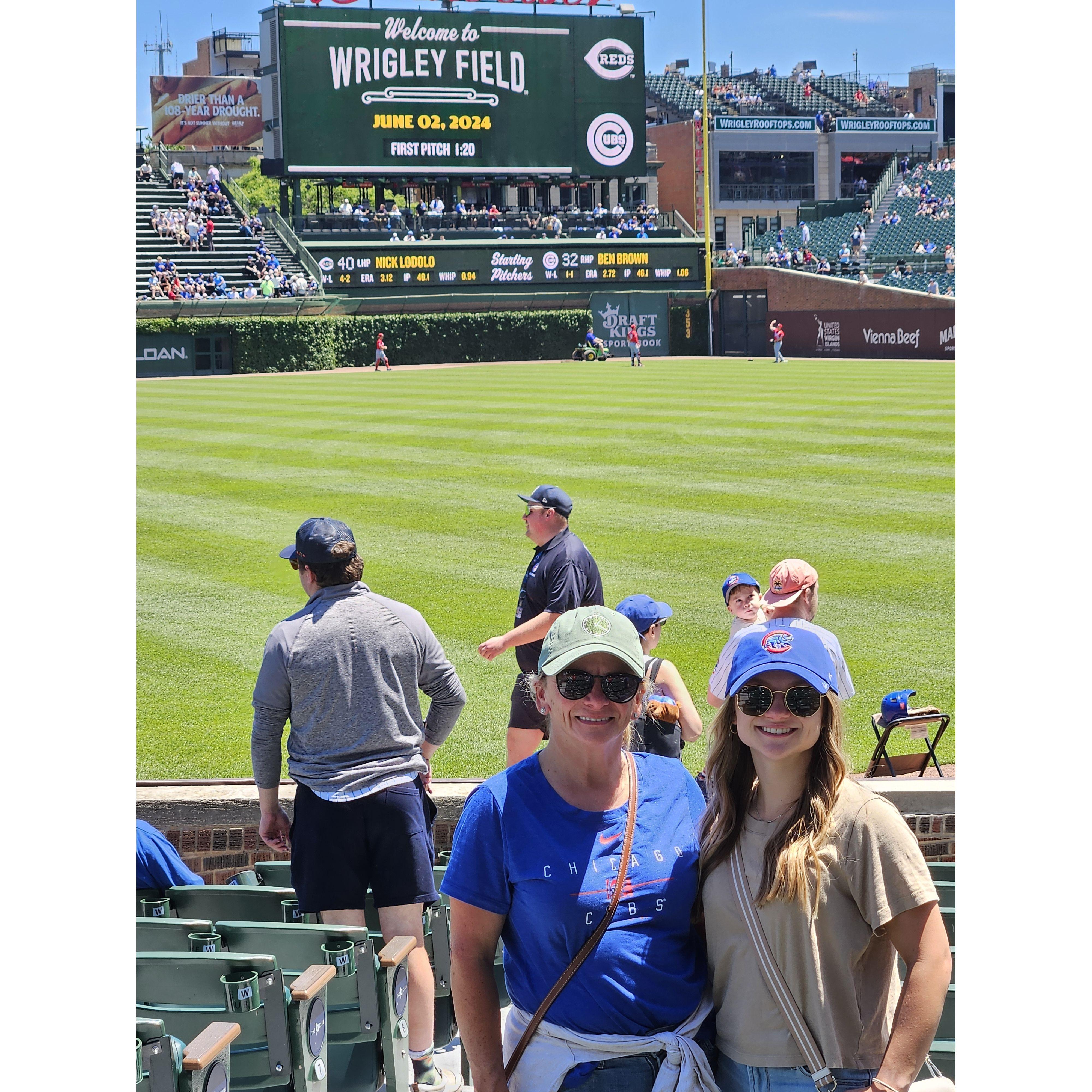 Wrigley Field to see the Cubs.