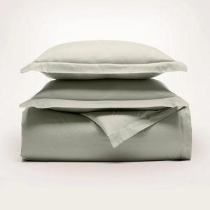 Signature Hemmed Duvet Set - Sagelead - Full/Queen
