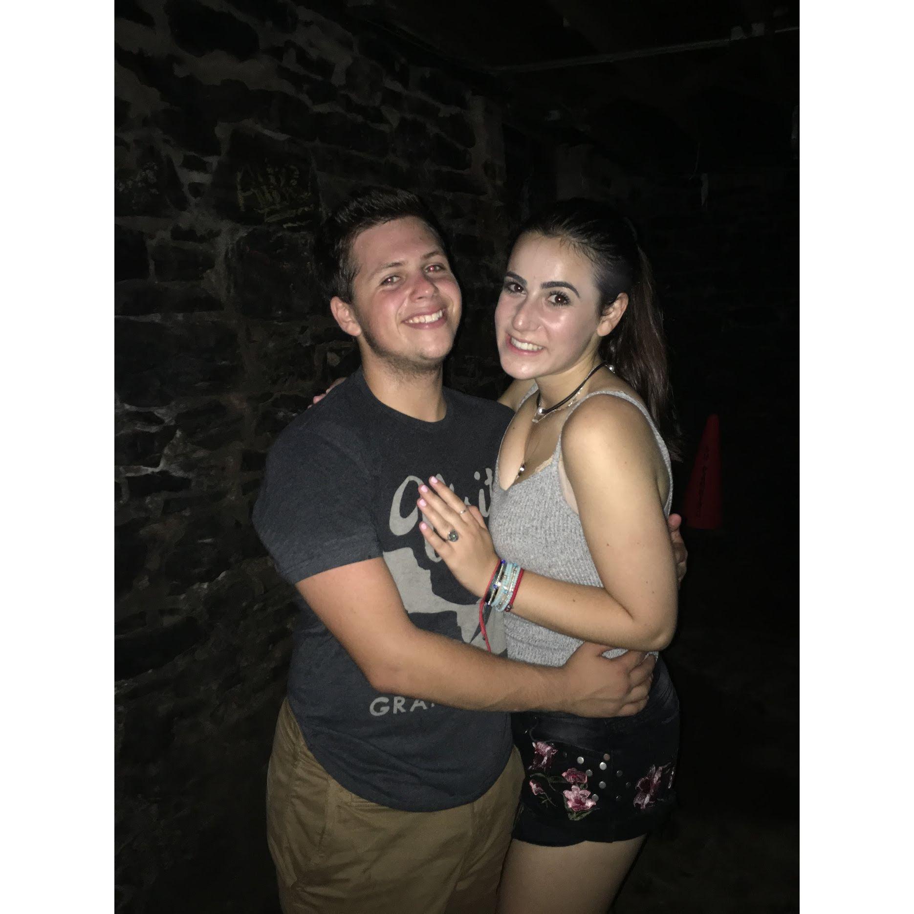 Our first college party