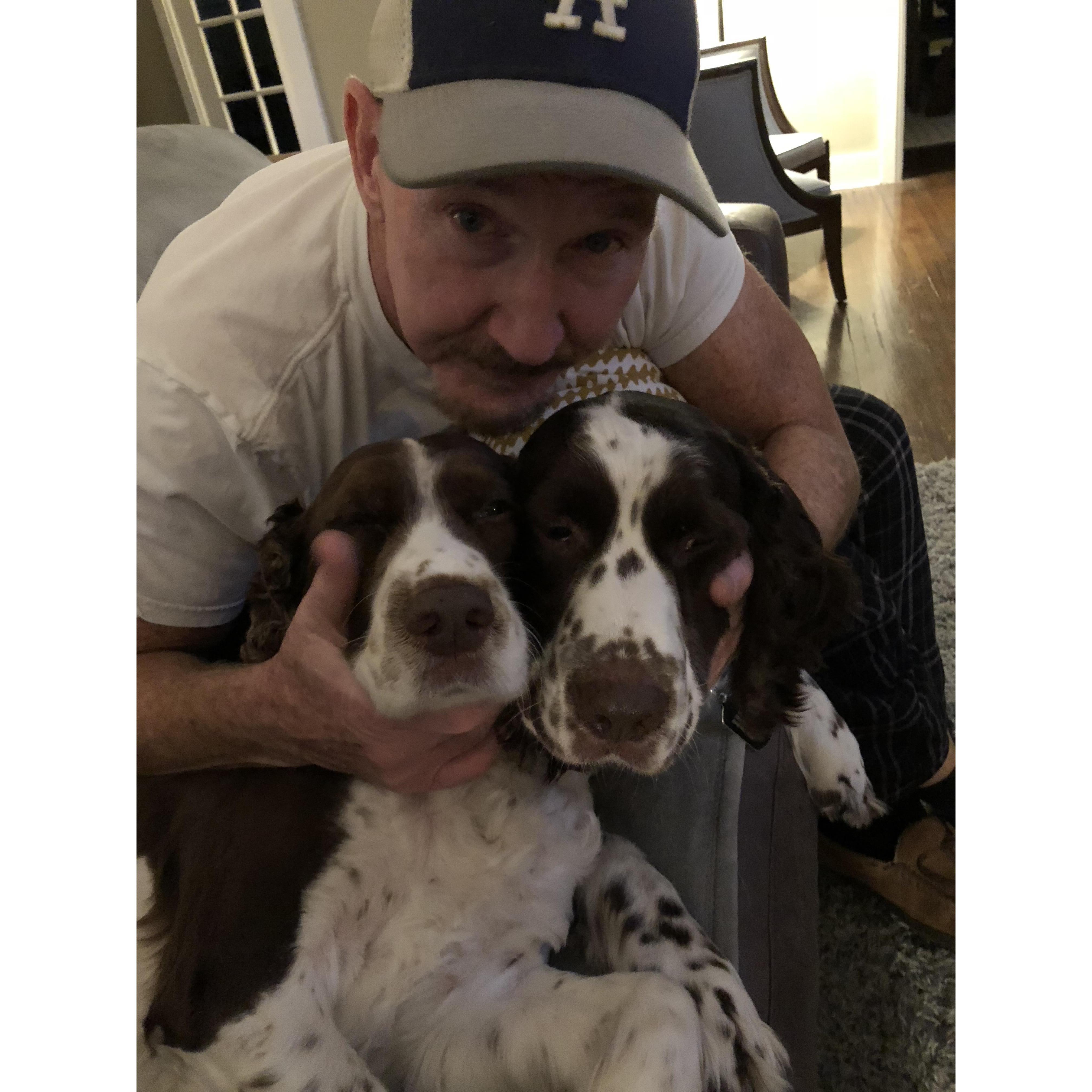 Paul and the pups!