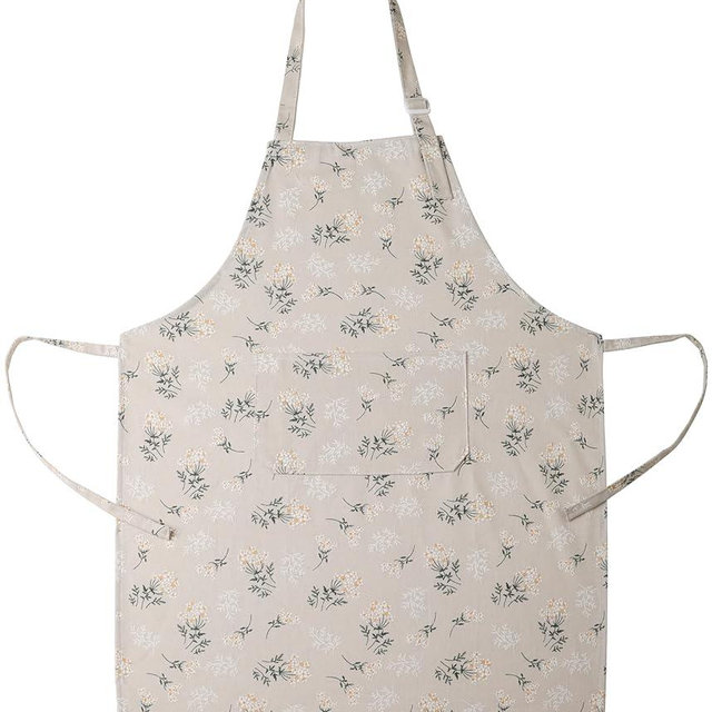 SHYIFOO Cooking Baking Apron with Pocket,Janpanese Vintage Style Design with Adjustable Waist & Neck Straps,Chef Apron for Home, BBQ, Garden