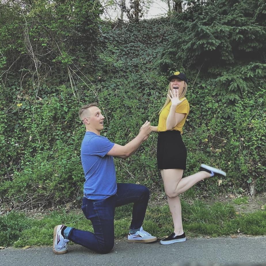 Engagement in Fort Tryon Park!