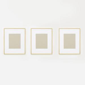 Gallery Frames - Polished Brass (set of 3 - without mat)