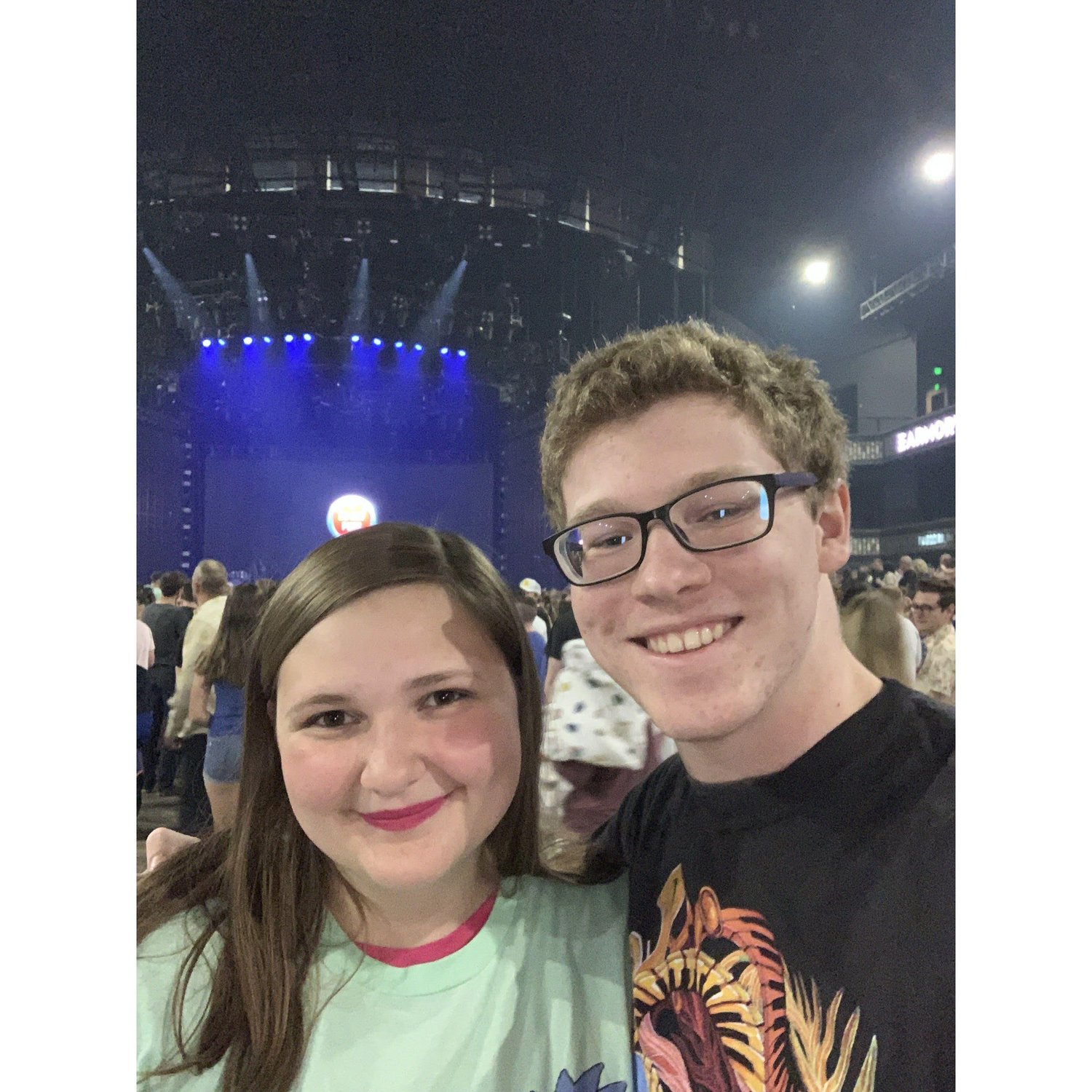 Our first concert together was seeing AJR at the Armory! We've also gone to see Ripe and The Struts (and we're still a little sad we missed Mariana's Trench, but there's always next time)