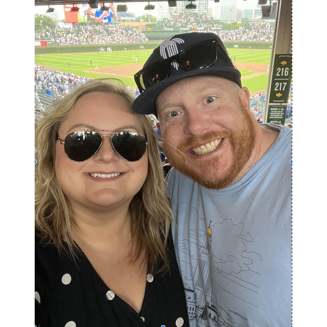 Cubs game in Chicago
