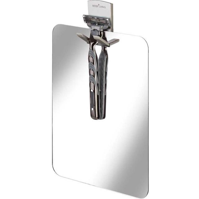 Better Living Products VISO Shower Mirror, 9.5"L x 6"W, Chrome