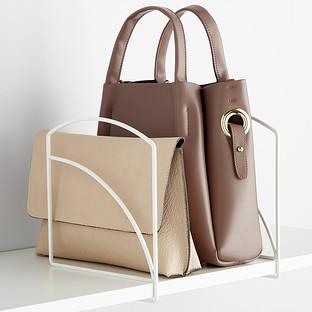 Lynk Small White Solid Shelf Dividers Pkg/2