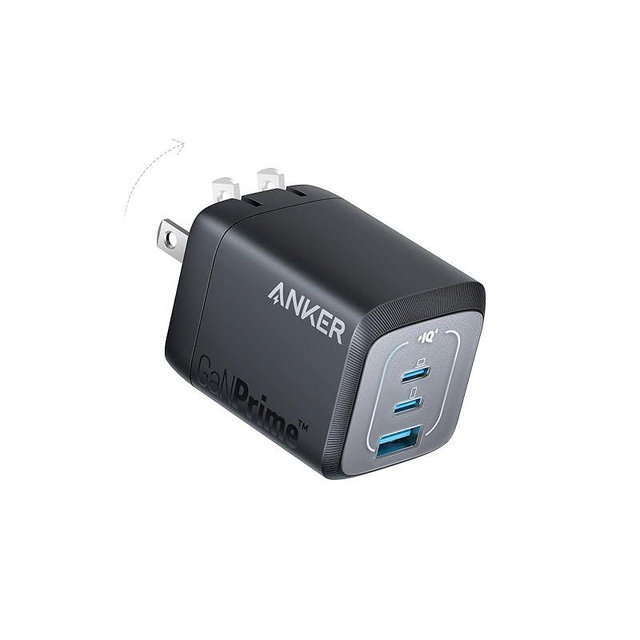 Anker Prime 67W USB C Charger, Anker GaN Wall Charger, 3-Port Compact Fast PPS Charger, For MacBook Pro/Air, Pixelbook, iPad Pro, iPhone 17/16/Pro, Galaxy S23/S22, Note20, Pixel, Apple Watch, and More